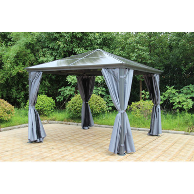 Abhijay 3m x 3.6m Aluminium Permanent Gazebo