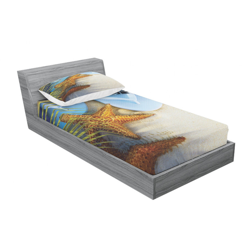 Microfiber Sheet Set, Twin Sheet Set with Fitted Sheet