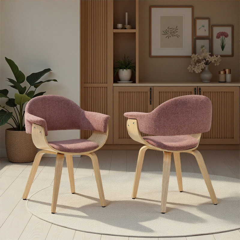 45.5 cm H Upholstered Armchair, Merlot