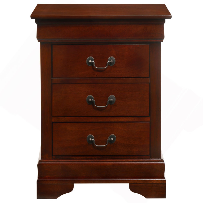Elegant Cherry Wood Nightstand