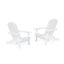 Chaise Adirondack pliante en bois massif Mccombs-453886950