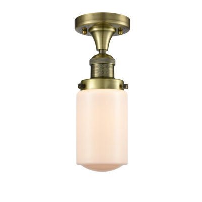 Saroyan Glass Semi Flush Mount