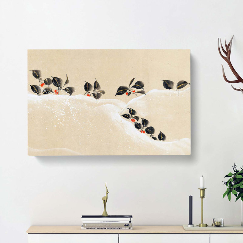 Winter Tree by Flowers Vol.1 by Sakai Hoitsu - Wrapped Canvas, 40cm H x 60cm W x 3cm D