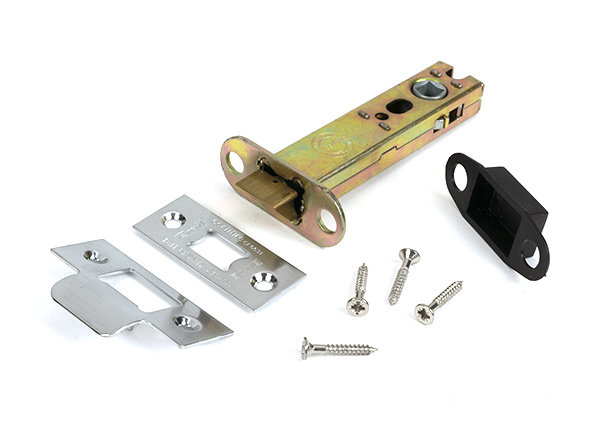 Polished Chrome 4" Heavy Duty Latch, Satin Chrome