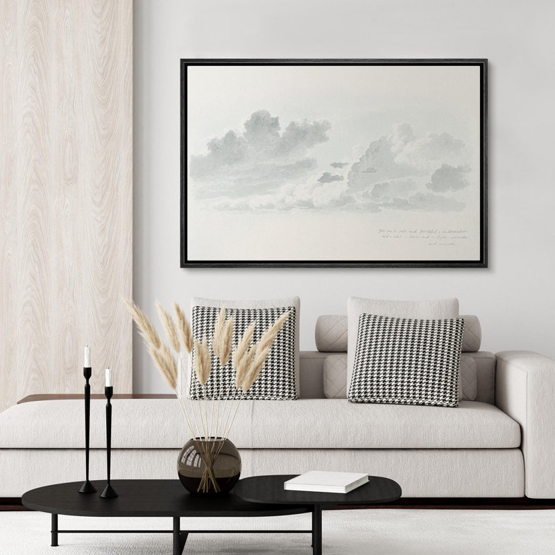 Reproduction d'art sur toile encadrée, Noir, noir, noir, noir, H 16 po x l 24 po