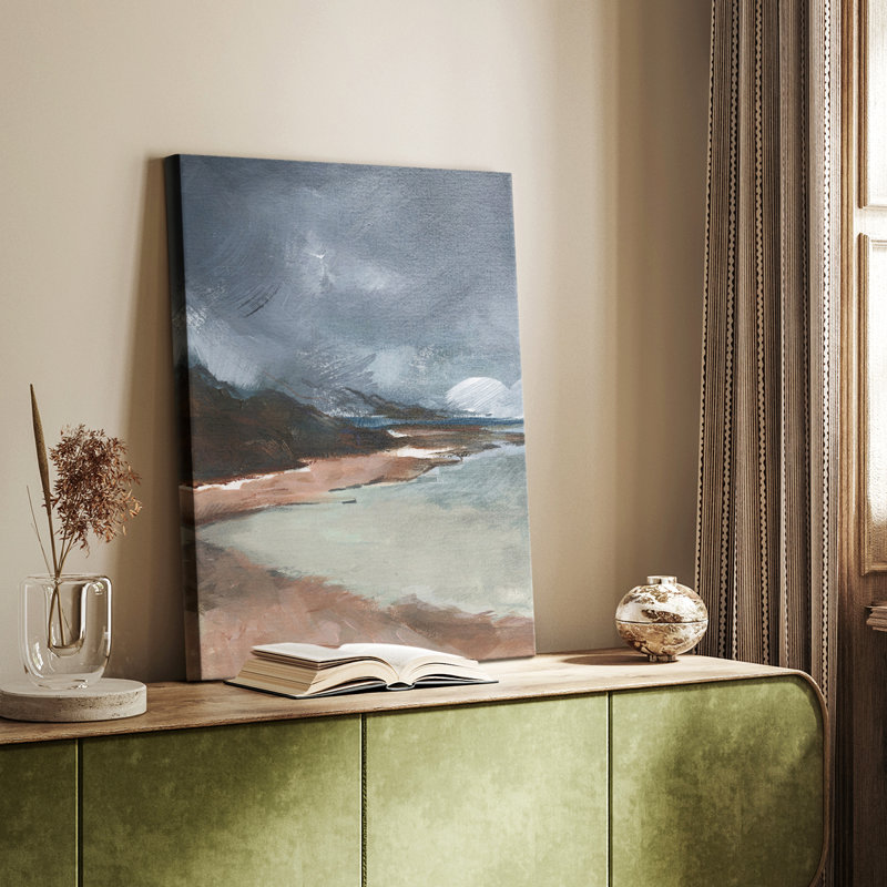 Tempête de verre de mer II - galerie Cavas sur mesure, H 36 po x l 24 po