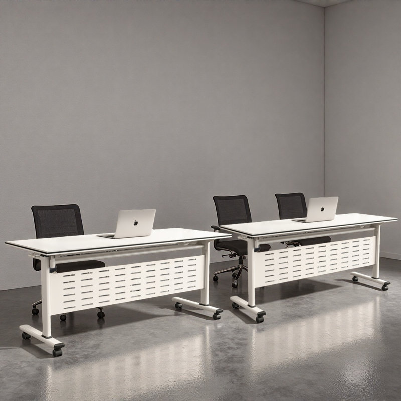 Ensemble de table pliable de conférence et de formation mobile, H 29,5 po x L 62,99 po x l 23,62 po