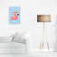 Flamant rose, impression sur toile tendue-88618961