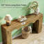 Table de canapé stable, console rustique, table d'appoint