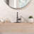 Remeslo Collection Single-Handle Deckmount Lavatory Bathroom Faucet with Drain Assembly - Gun Metal-122356317