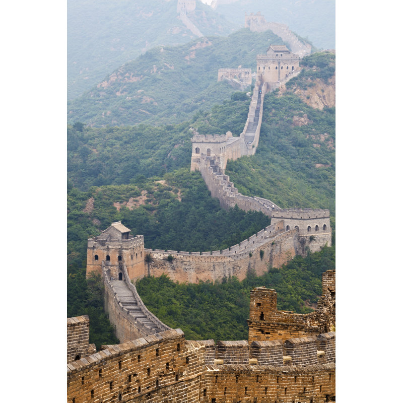 Zigzags de la Grande Muraille par Glowingearth, H 12 po x l 8 po