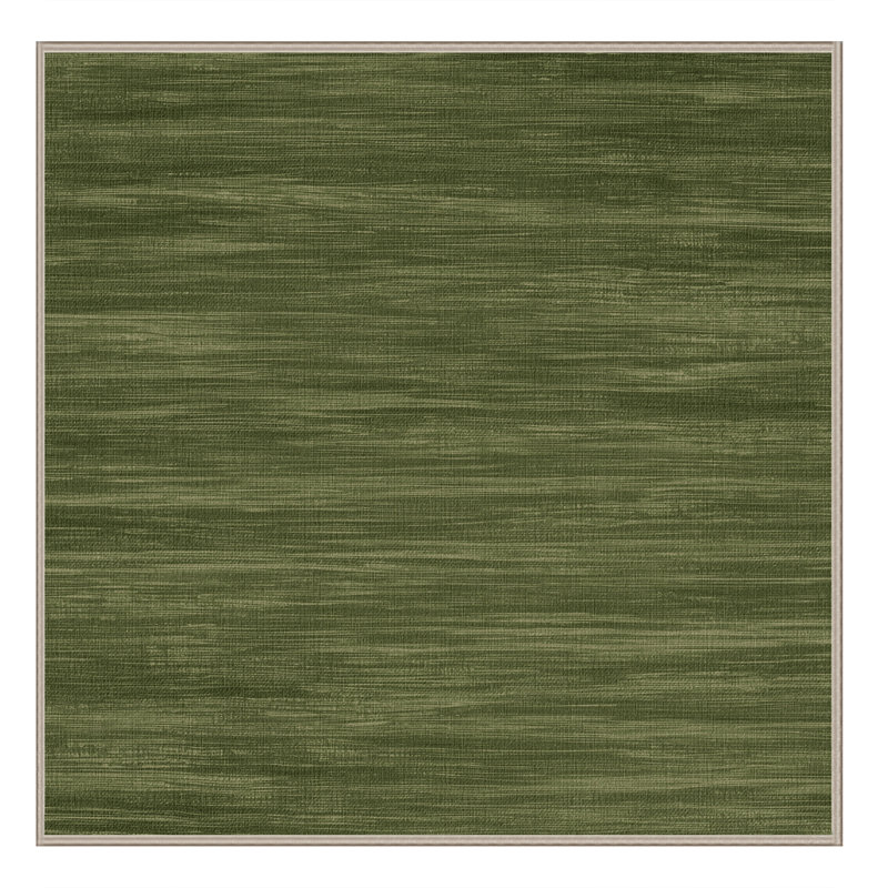 Machine Washable Solid Brown Area Rug, Square 4'