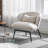 Upholstered Accent Chair with Metal Legs-799831501