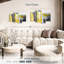 Rayures jaunes abstraites Avery-108874163