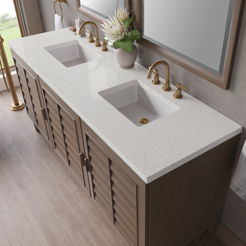Portland 72'' W Double Vanity, Eternal Jasmine Pearl, Widespread