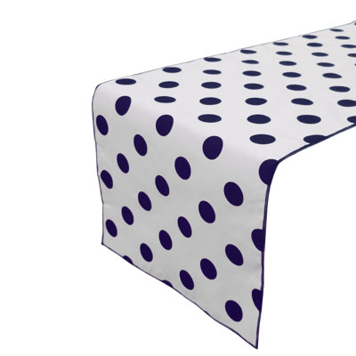Polka Dots Print Table Runner