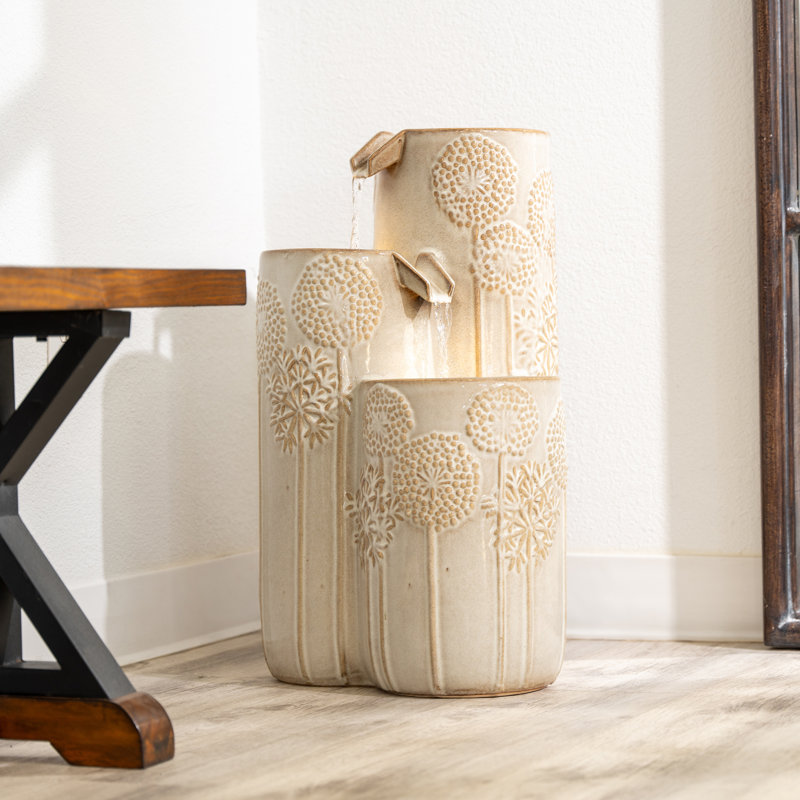 Evemarie Ceramic / Porcelain Cascade Fountain