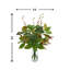 Seasonal Magnolia Leaf And Berry Holiday Arrangement