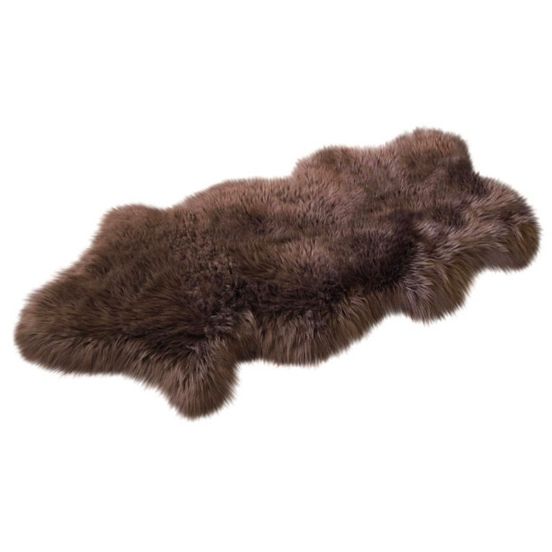 Tapis brun foncé Whisenhunt, Nouveauté 2 pi x 4 pi