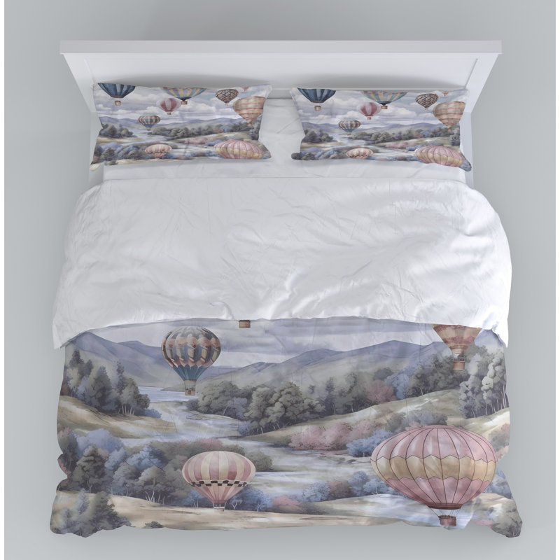 Abstract Duvet Cover, King Duvet Cover + 2 King Shams