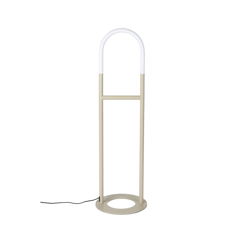 Lampe sur pied arquée