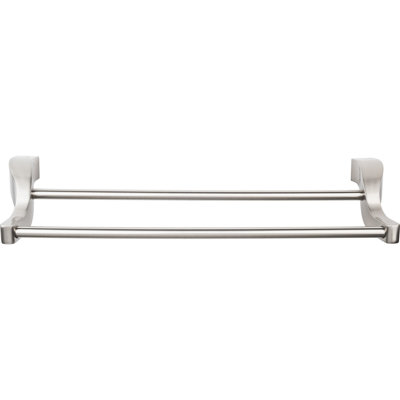 Aqua Double 25 1/4" Wall Mounted  Towel Bar