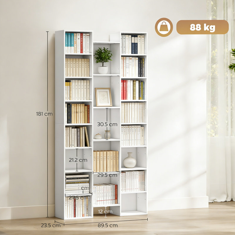 181cm H x 89.5cm W Cube Bookcase