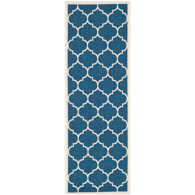 Tapis d'intérieur / extérieur à motif géométrique Herefordshire Performance