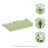Floating Shelves for Wall Set of 2, 12 x 24 Wall Shelf, Wall Mounted Floating Shelf with Invisible Bracket, 2-in Thick Shelf, for Bathroom, Living Room, Bedroom, Home Office, White-125044808
