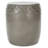 Mamie Concrete Accent Stool, Stylish Classic Fish Scale Texture Decorative Stool for Patio or Garden-419705535