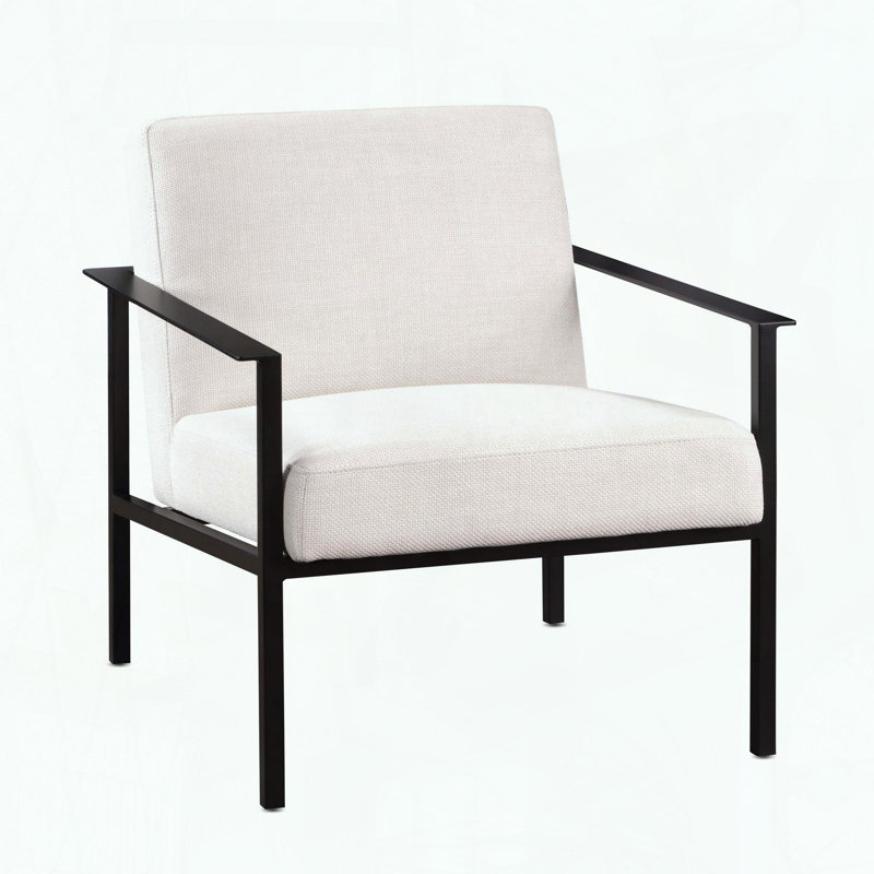 Chaise d'appoint avec structure en métal