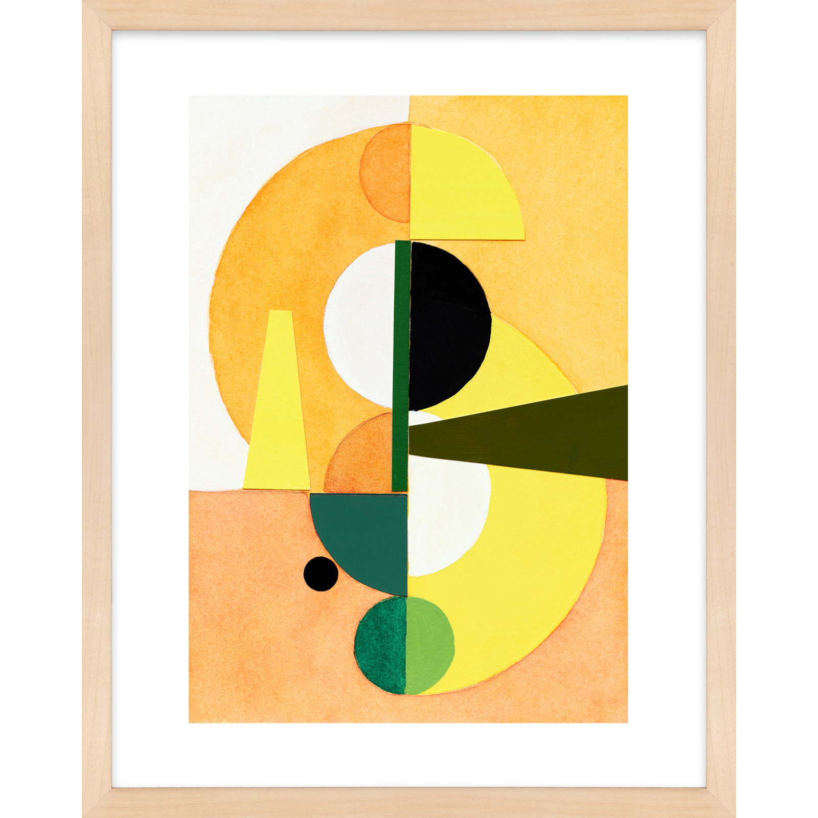 Composition Nr. 19 by Allison Rietta, 16" W x 20" H, Maple