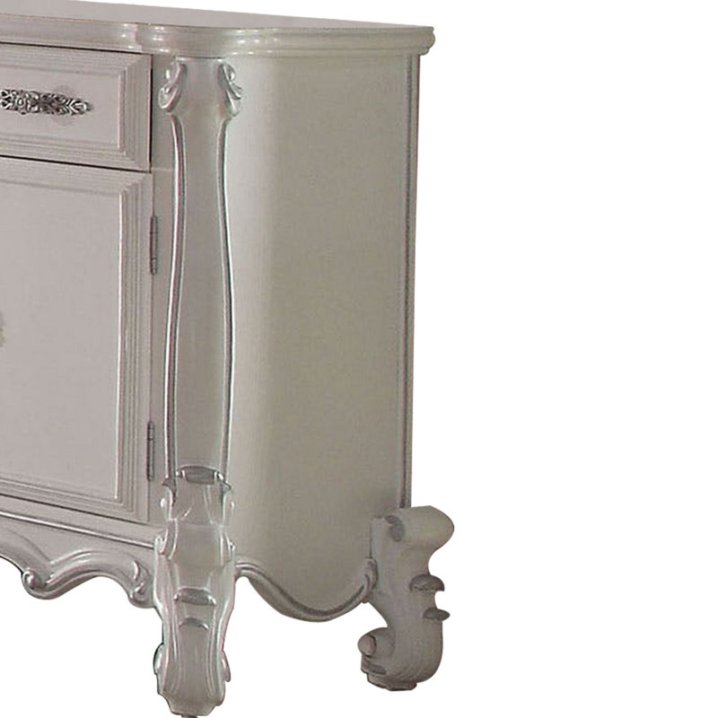 Sylacauga Solid Wood 70.47'' W 5 - Drawer Dresser, Bone White