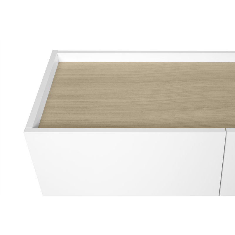 Tynan 180cm Sideboard, White/Oak