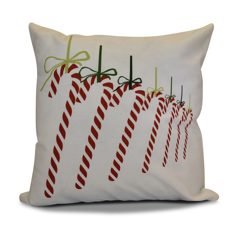 Jump For Joy Reversible Throw Pillow, 20" H x 20" W, Green