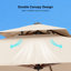Parasol de luxe carré Rejane-1484689450