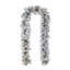 9Ft Pre-Lit Snow Flocked Greenery Pine Christmas Garland With Lights And Timer