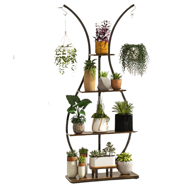 Lauderdale 5 Tier Vase Shaped Indoor Outdoor Plant Stand Organiser