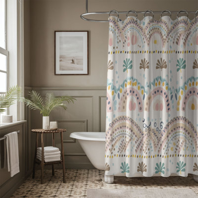 Light Rainbow Fades - Premium Shower Curtain