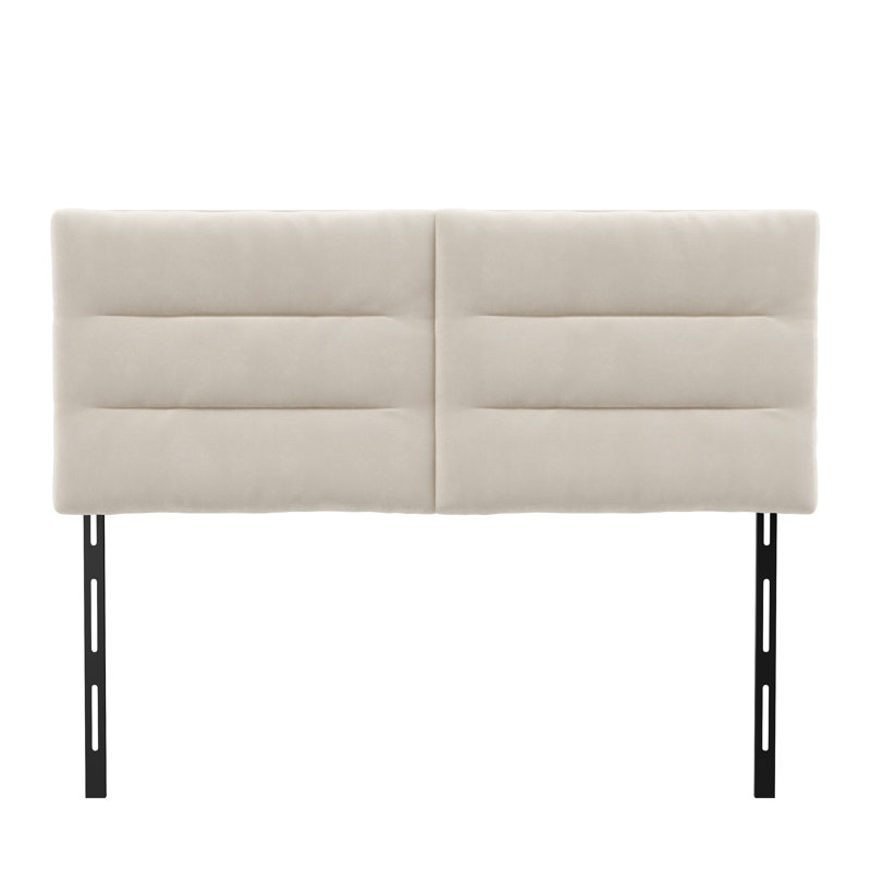 Upholstered Headboard, King, Ivory