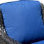Mobilier d'extérieur en osier 7 pièces incluant canapé, chaise simple et pied-70367779-70367777