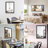 Amara Tempered Glass and Aluminum Alloy Framed French Cleat Mounted Wall Mirror-434510285-440482592