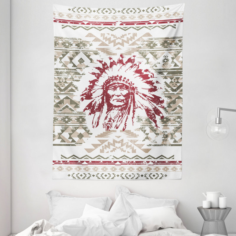 Tapisserie rétro en polyester, H 80 po x l 60 po