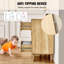 Commode 6 tiroirs en rotin naturel H 29,72 po x l 43,31 po x P 15,75 po