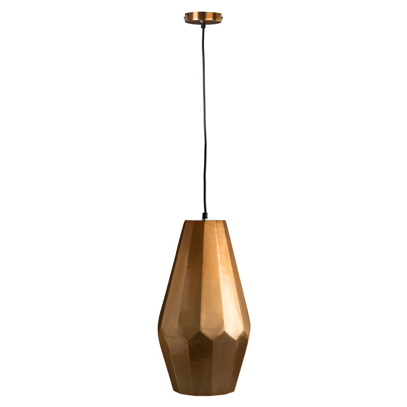 Ashley 1 - Light Copper Geometric Pendant
