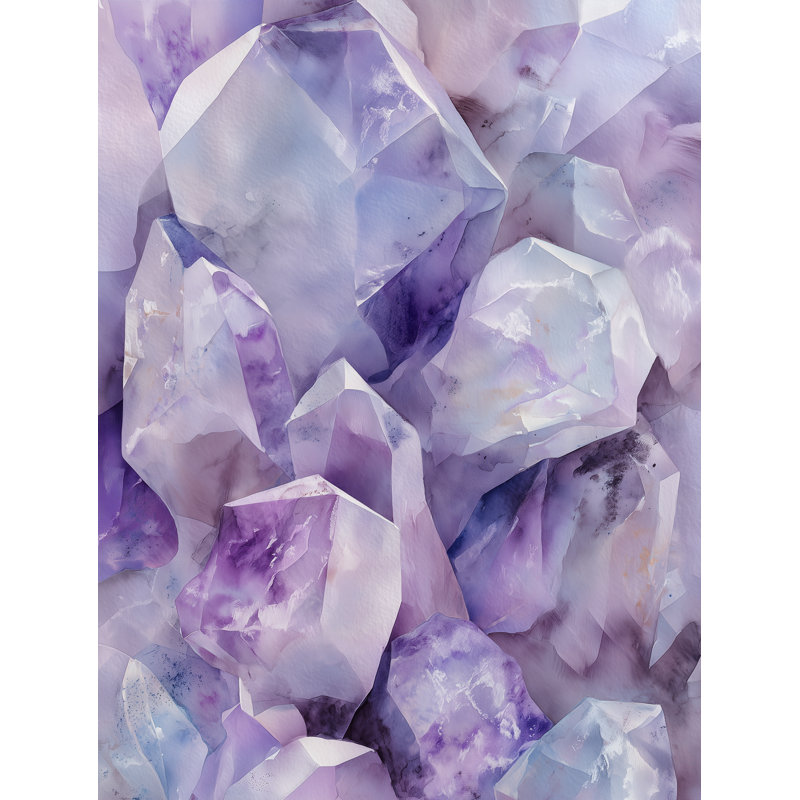 Amethyst Echo, 20" H x 26" W