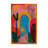 Paris Collection Multicolor Sun and Cactus Pattern Modern Decorative Rug-755143594