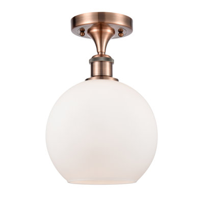 Plafonnier semi-encastré 1 lumière 8 po Cindi