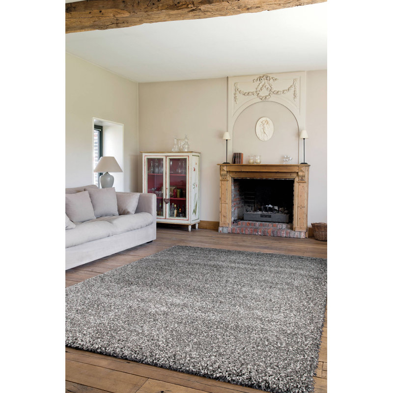 Adamell Solid Colour Shag Area Rug, Rectangle 240 x 300cm