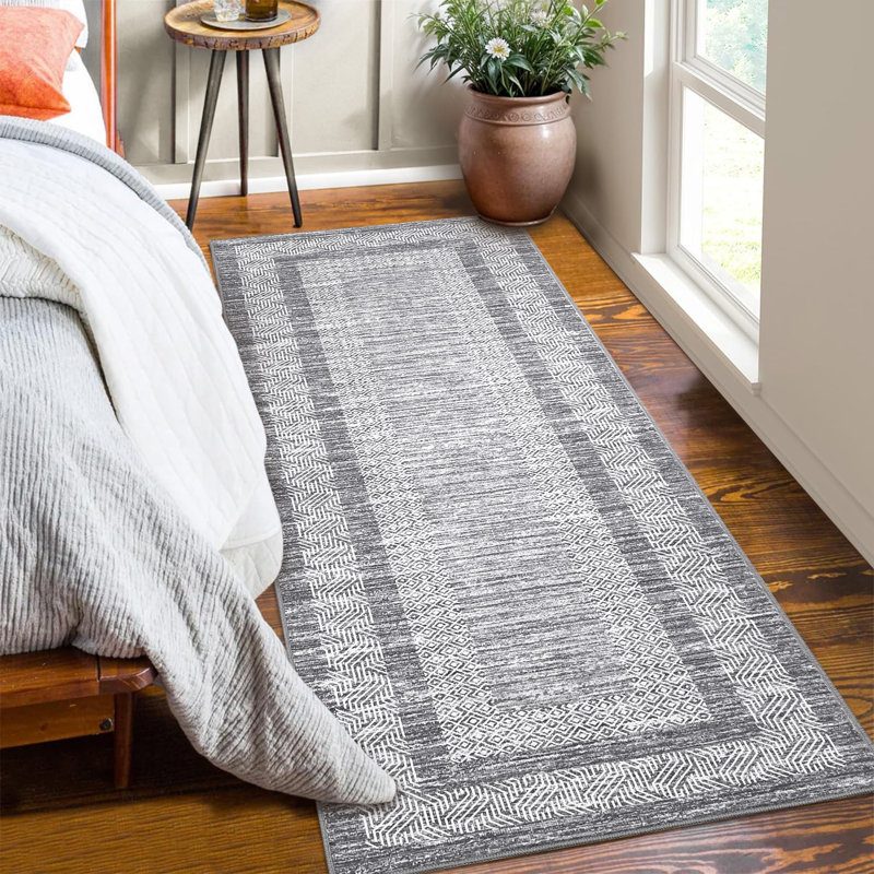 Tapis Lavable à la machine Randolph, Tapis de couloir 2 pi x 6 pi